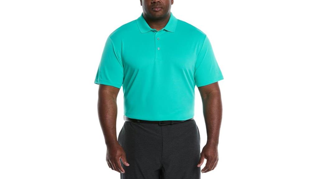 lightweight breathable golf polo