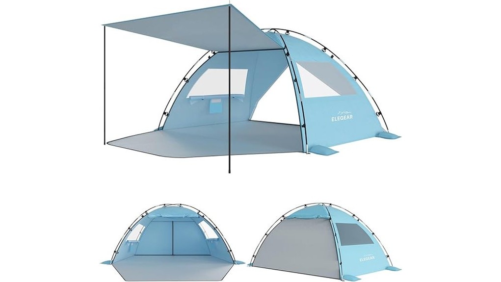 lightweight pop up sun shelter