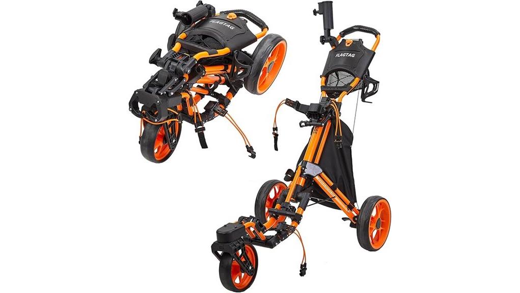 lightweight three wheel golf cart