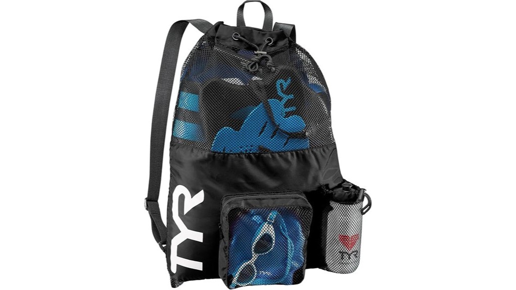 mesh mummy style swim backpack