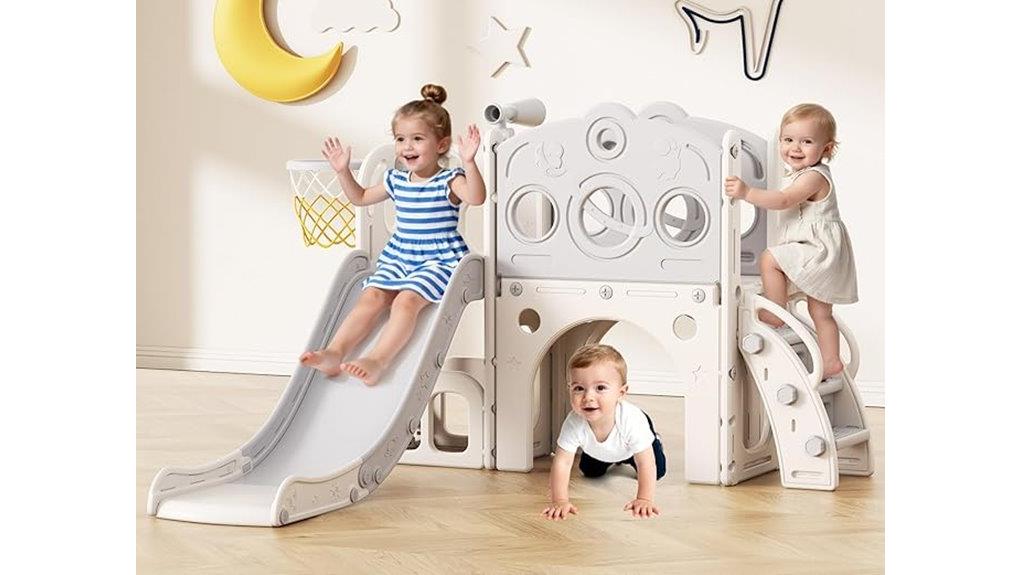 modular 8 in 1 toddler slide
