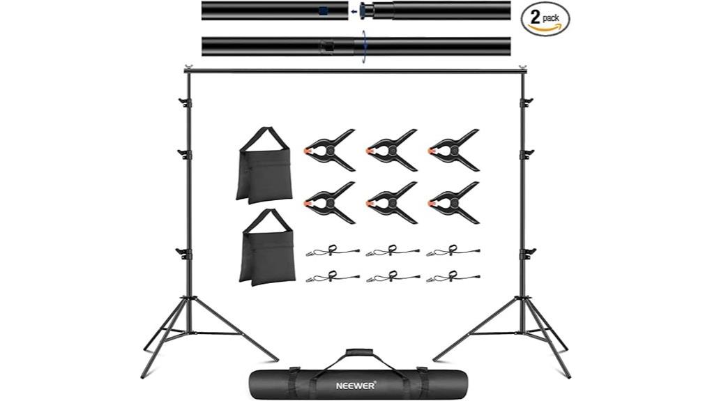 neewer adjustable backdrop stand