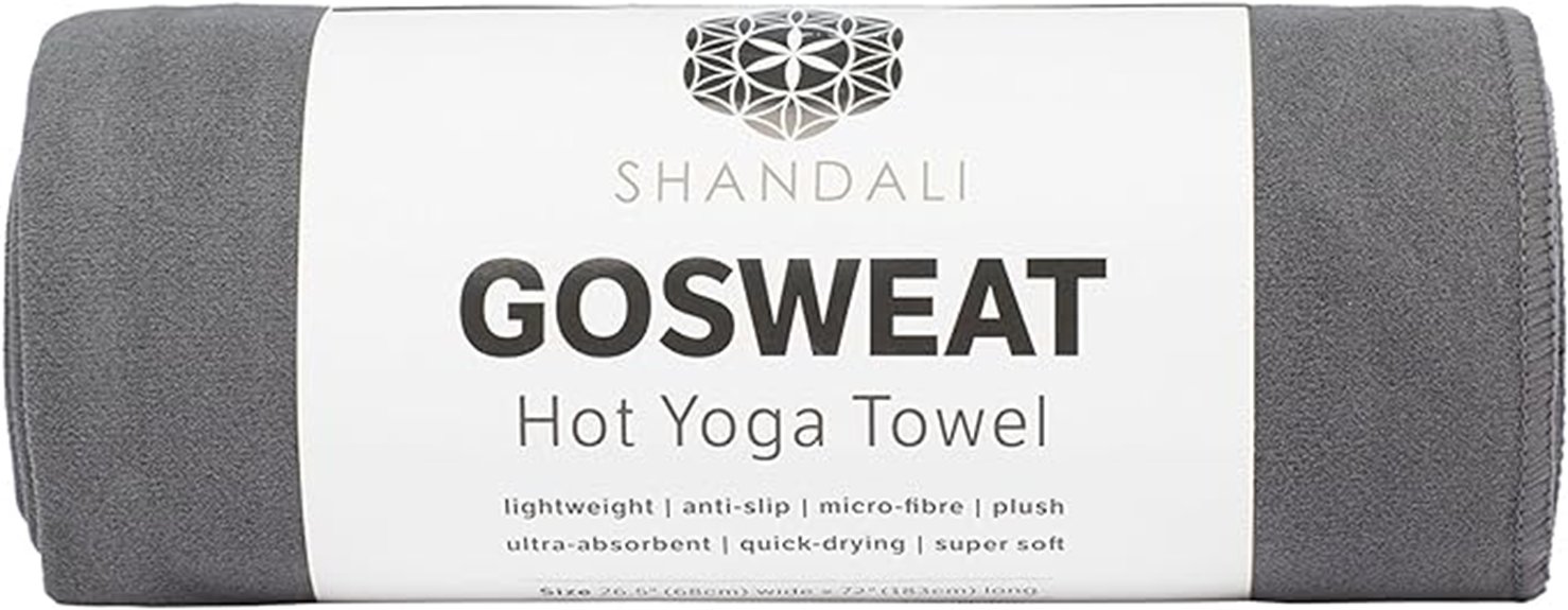 non slip hot yoga towel