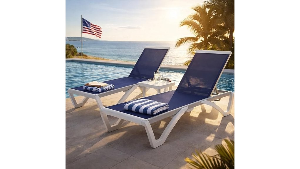 outdoor folding chaise lounge