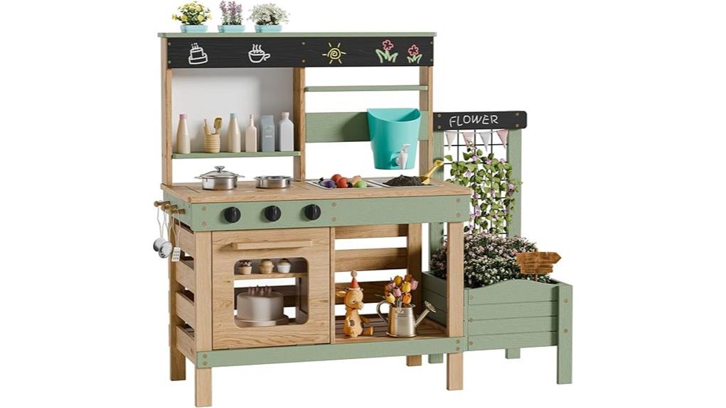 outdoor kids mud kitchen