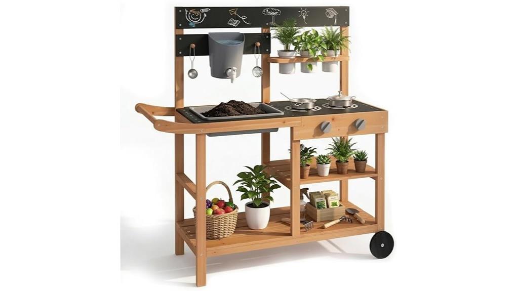outdoor kids mud kitchen