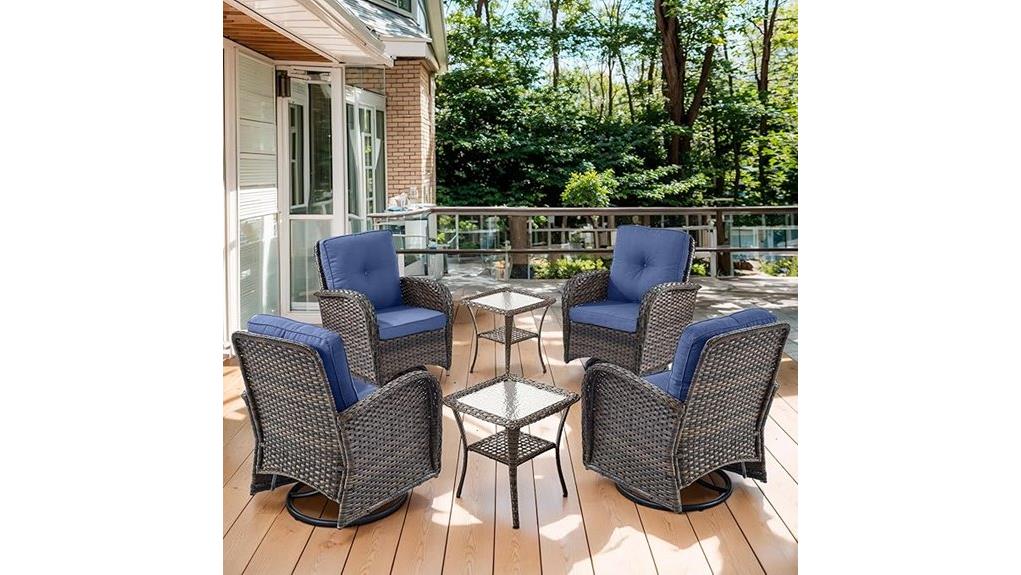outdoor swivel glider rocker chairs