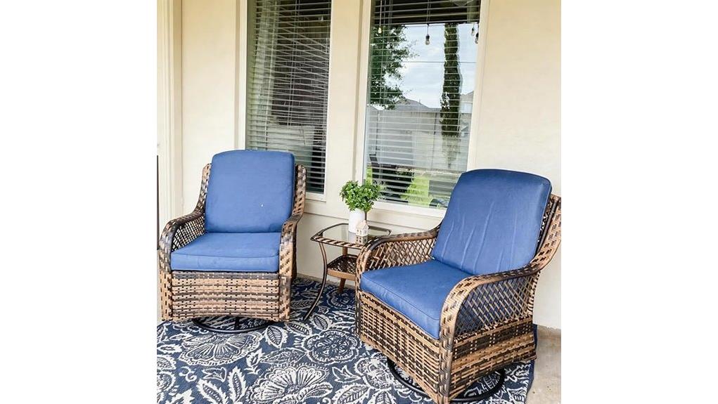 oversized outdoor swivel rockerchairs