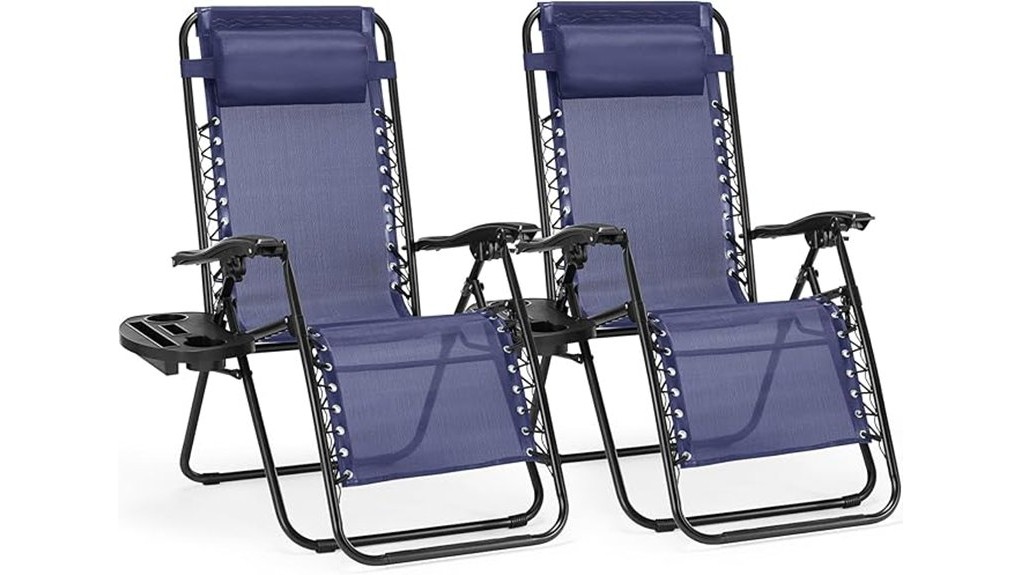 pair of reclining chairs