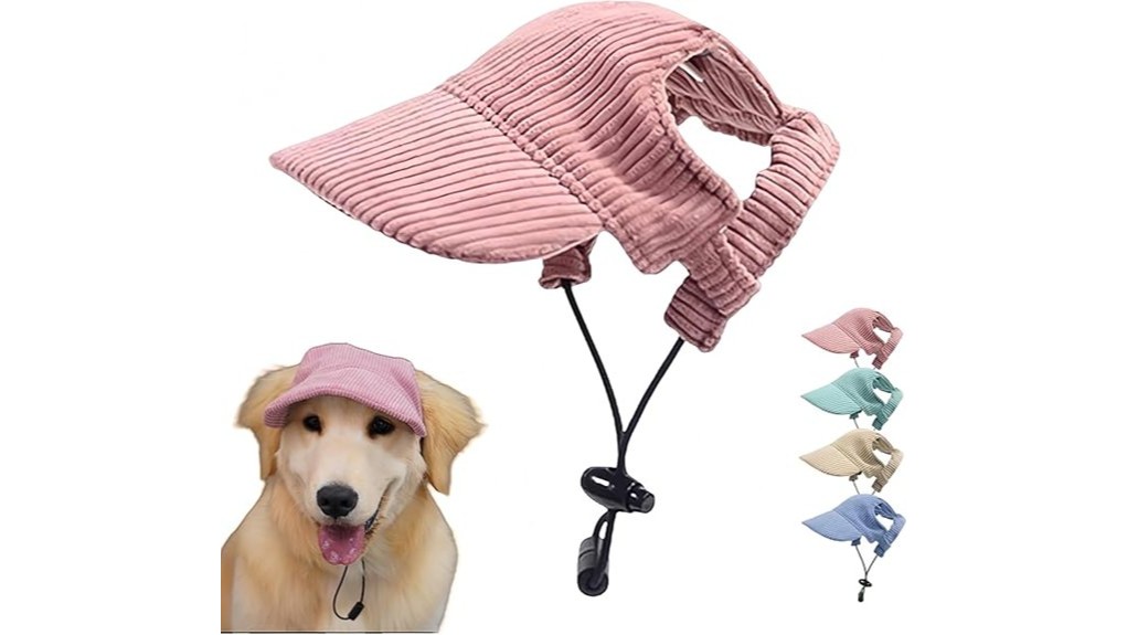 pet baseball cap with ear holes