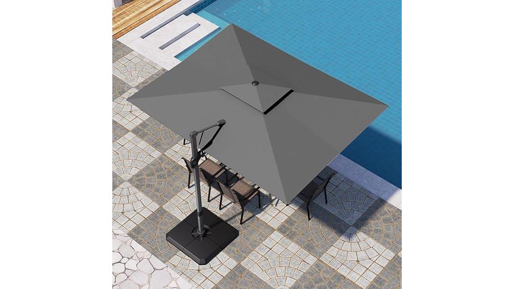 phi villa cantilever umbrella review
