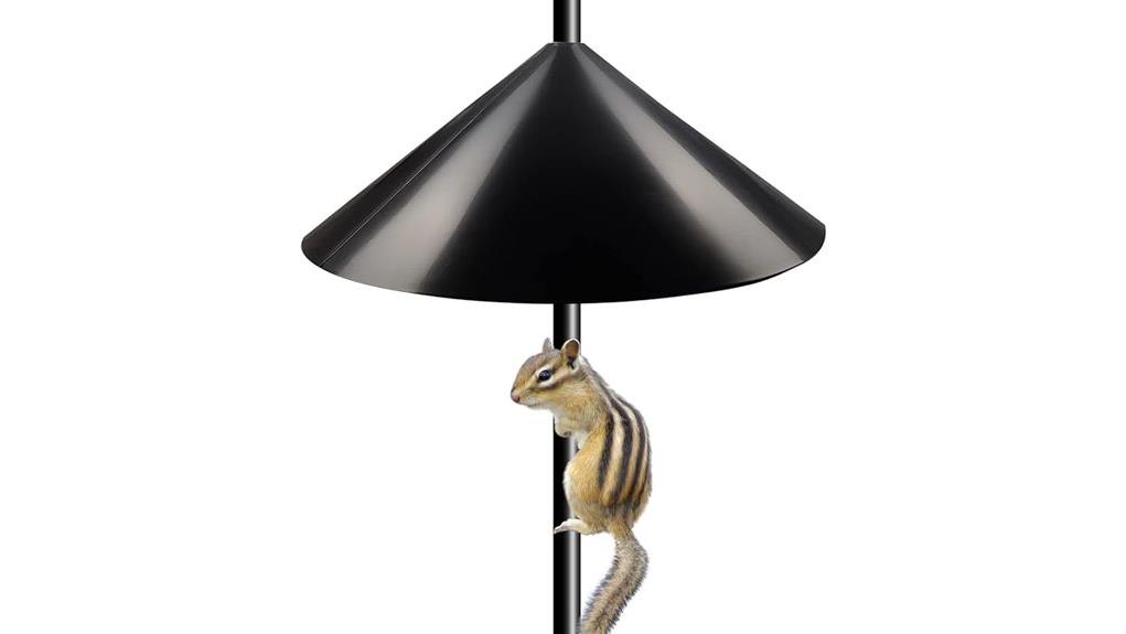 pole mounted squirrel baffle review
