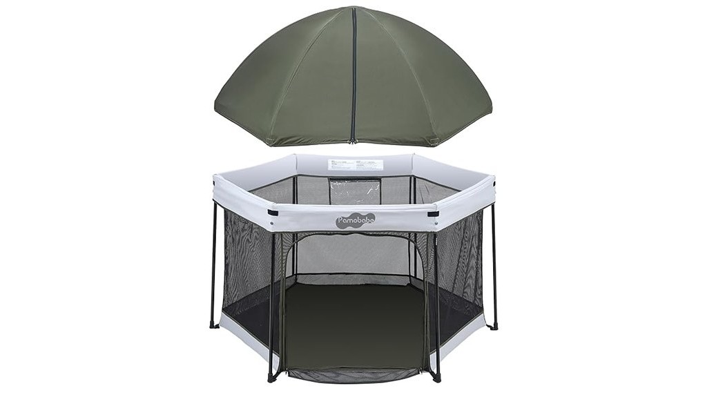 portable baby playpen with canopy