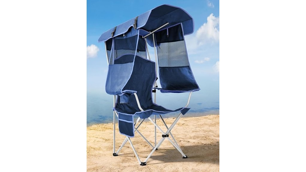 portable beach chair with canopy