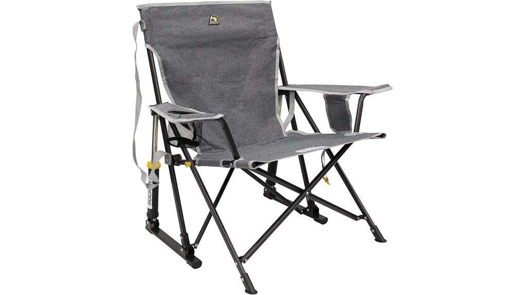 portable padded outdoor rocking chair