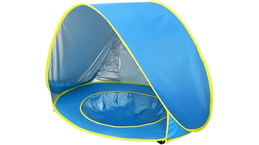 portable shaded baby pool tent
