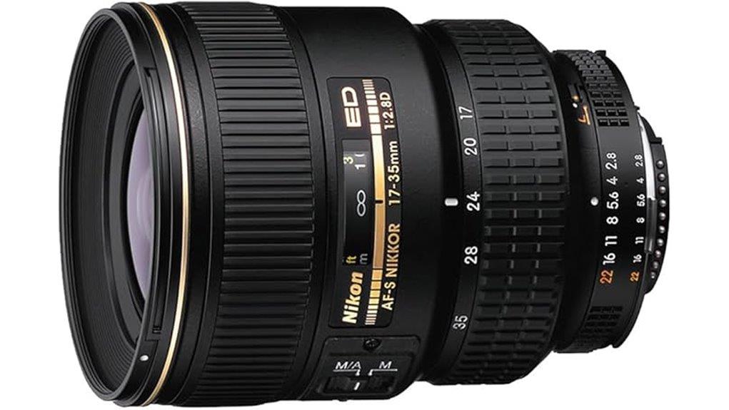 professional wide angle zoom lens