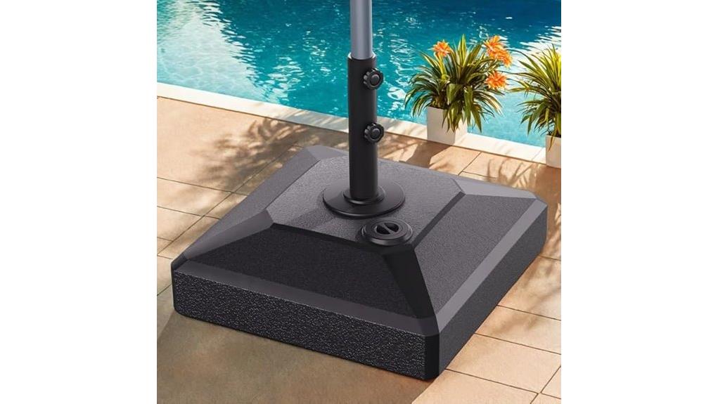 purple leaf umbrella base review