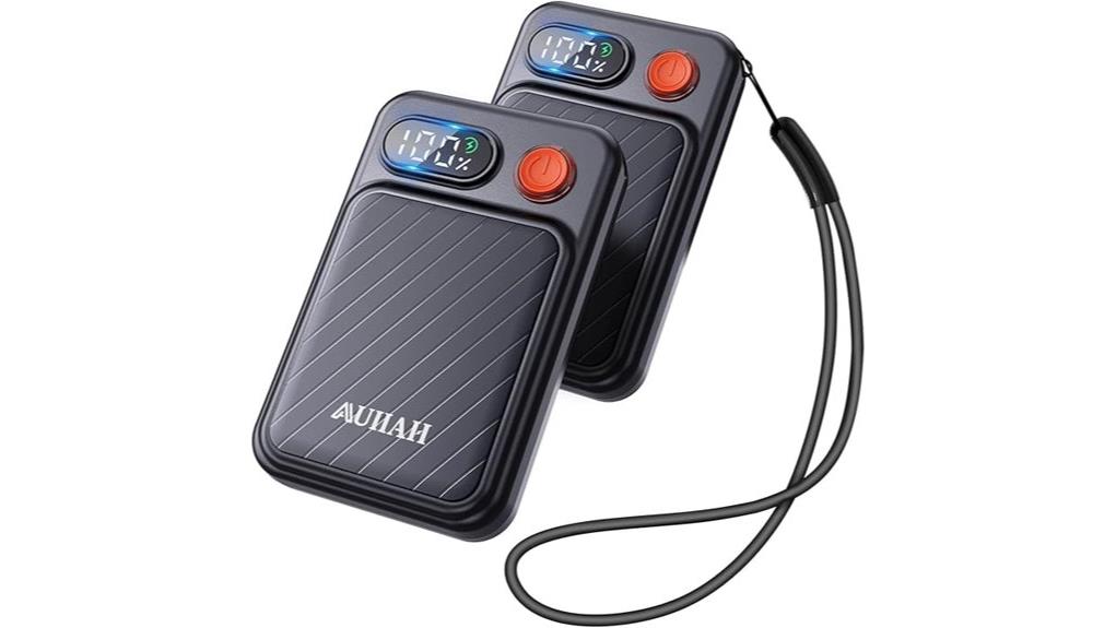 rechargeable dual pack handwarmers