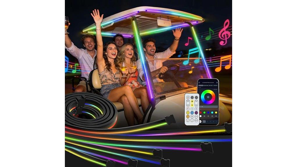 roykaw 8pcs fcob canopy leds