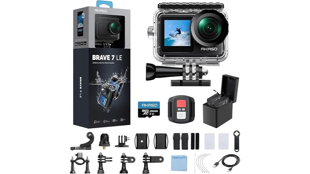 rugged 4k dual screen actioncam