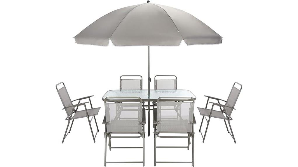 safavieh laurenti grey dining set