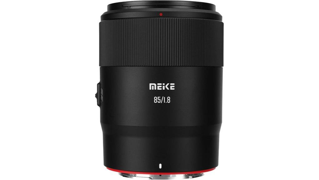 sharp bright 85mm portrait lens