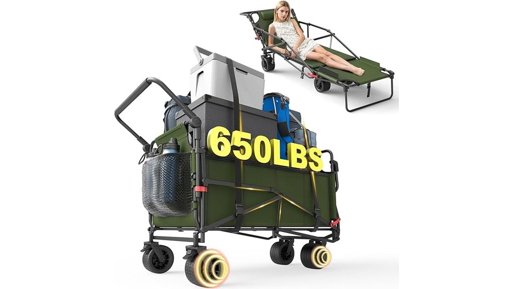 sturdy collapsible utility wagon