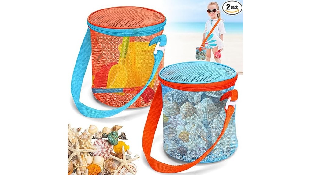 stylish durable beach shell bag