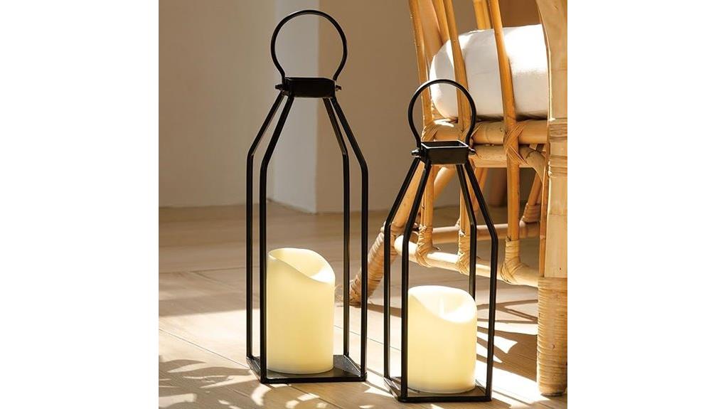 stylish modern farmhouse lantern