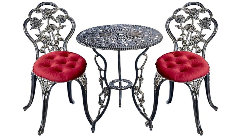 stylish weather resistant patio set