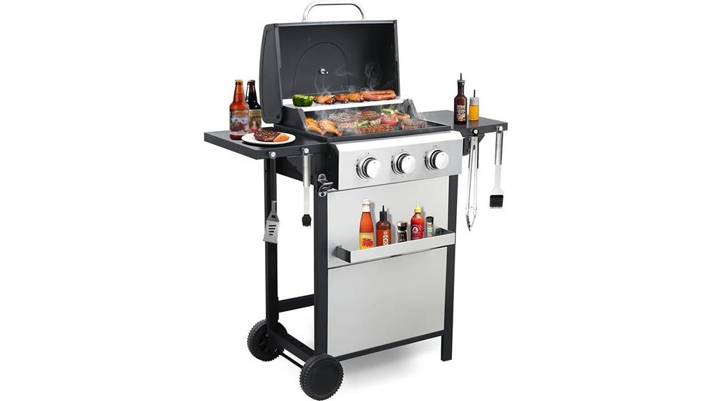 three burner propane grill review