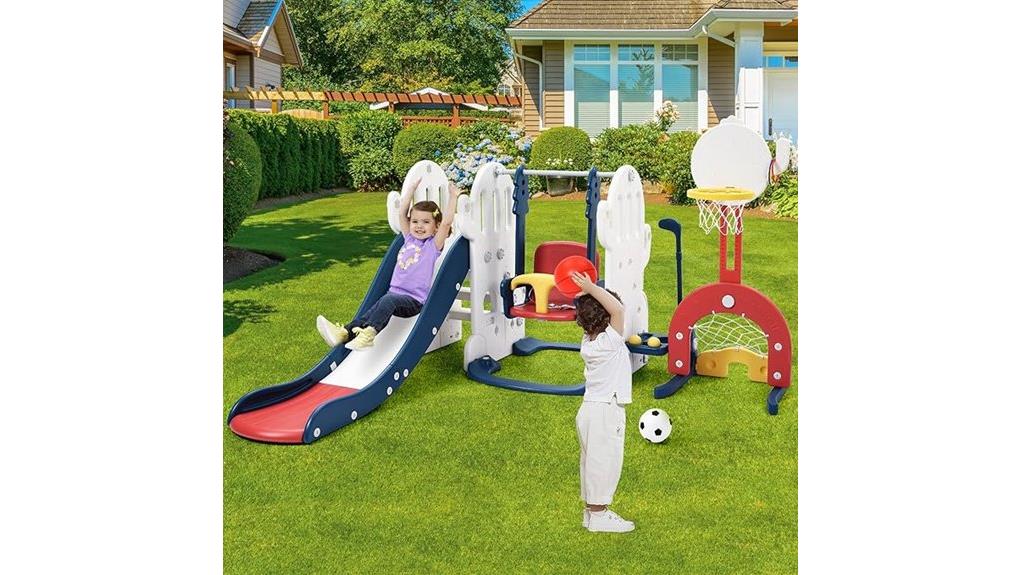 todd friendly compact backyard playset