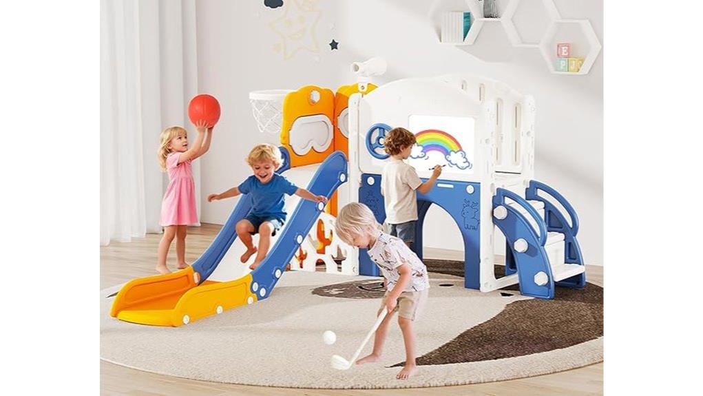 todd friendly compact inflatable slide