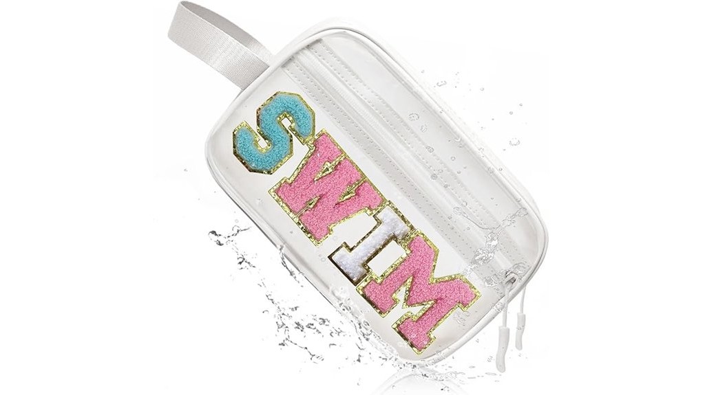 transparent durable beach tote