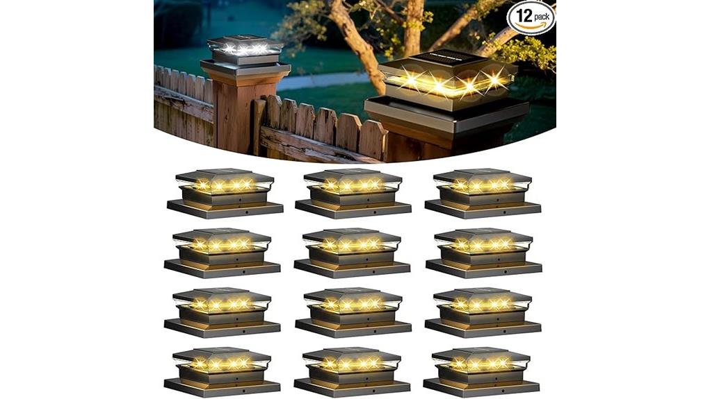 twelve solar post caps