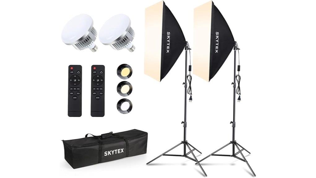 two light softbox kit
