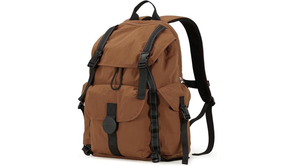 unisex compact durable travel backpack