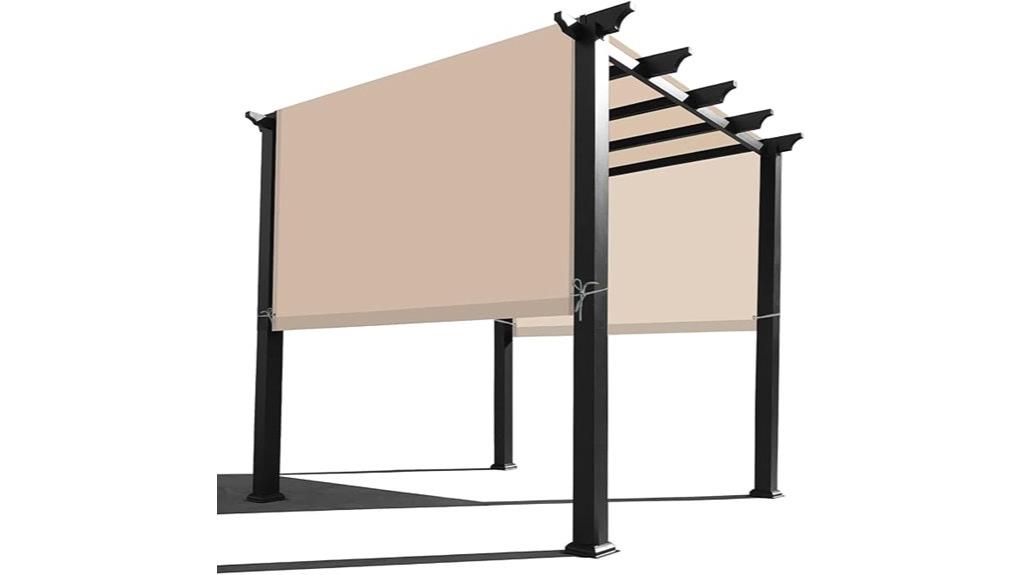 universal waterproof pergola canopy