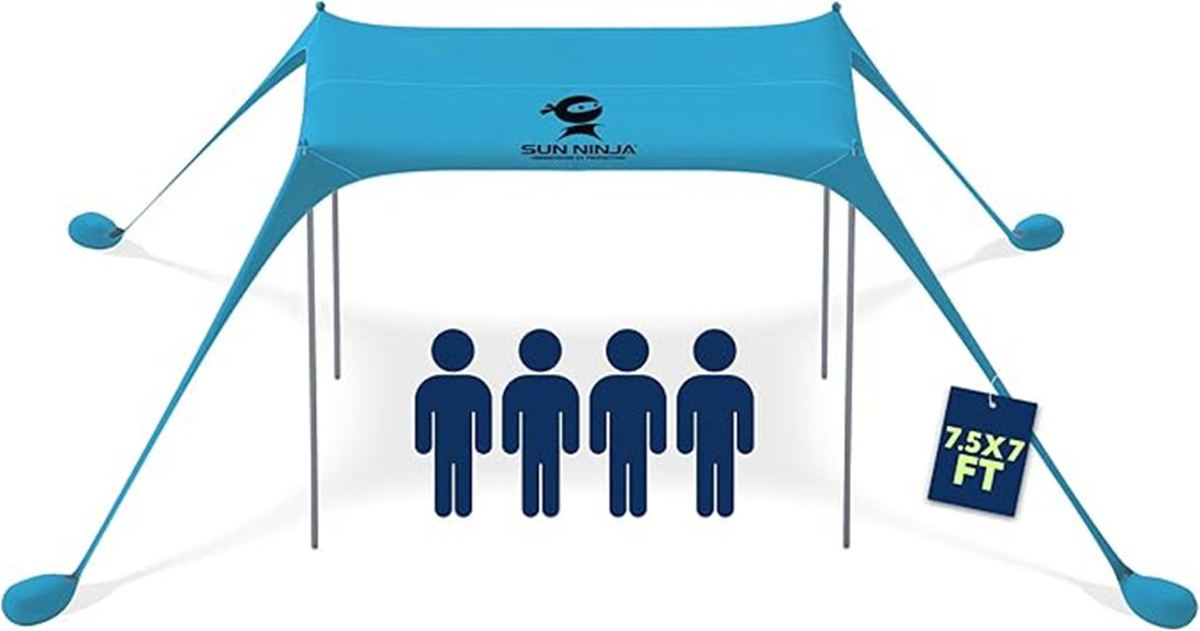 upf50 portable beach shelter