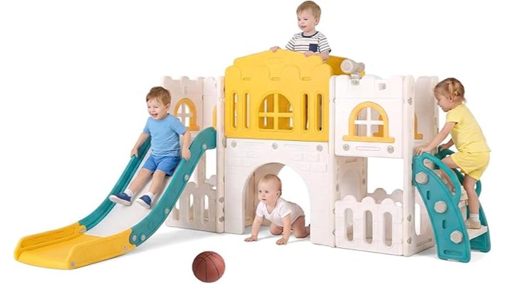 versatile 9 in 1 toddler slide