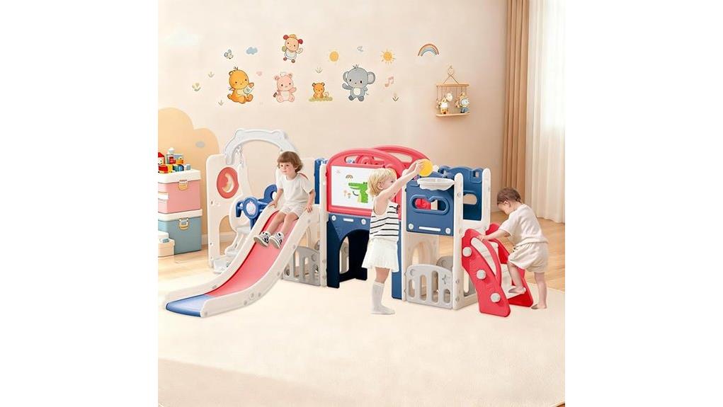 versatile twelve piece toddler slide set