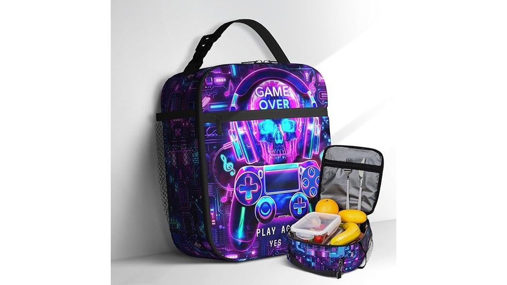 video game themed lunchbox