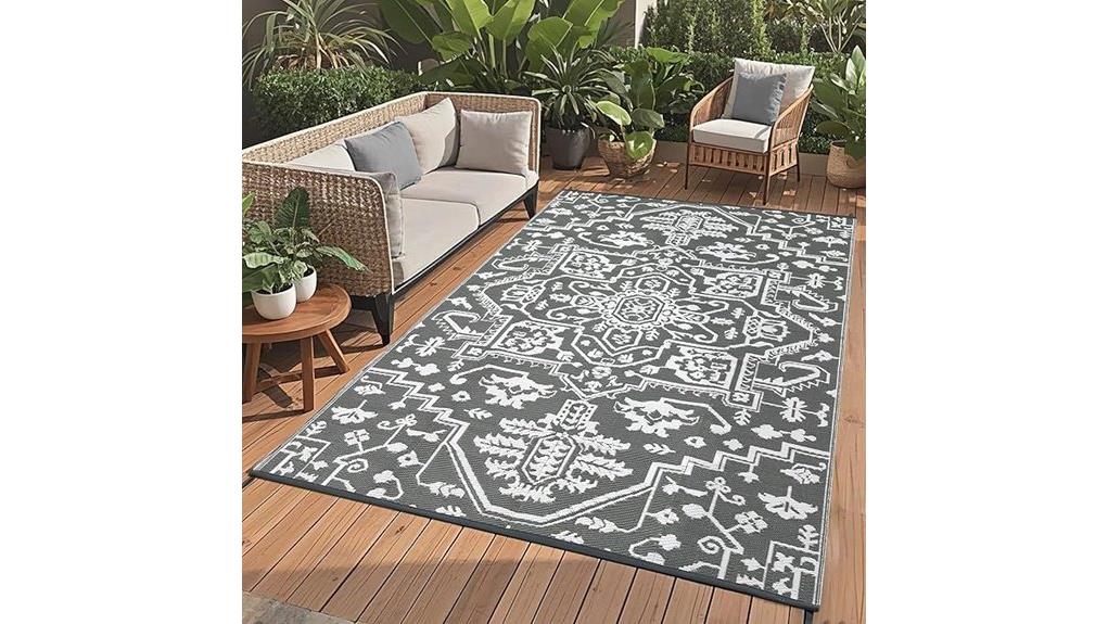 waterproof large 8x10 patio rug