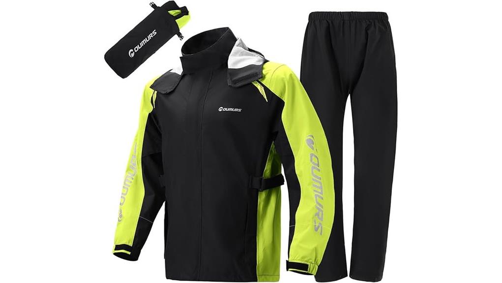 waterproof unisex motorcycle rainwear review