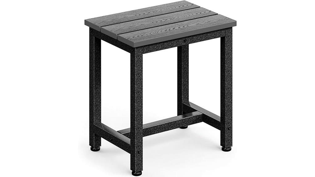 weather resistant adirondack patio side table