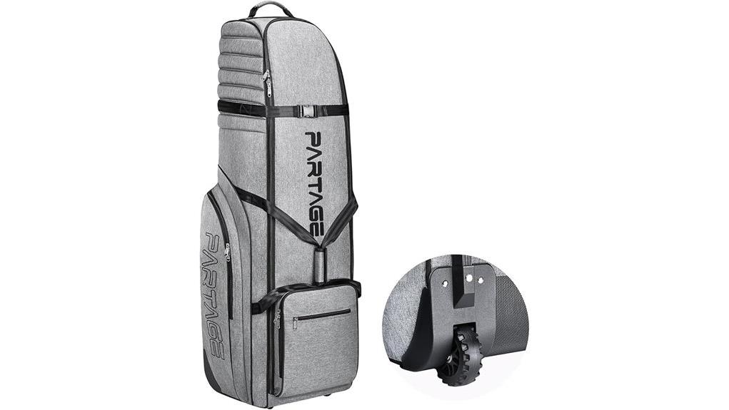 wheeled partage golf travel bag