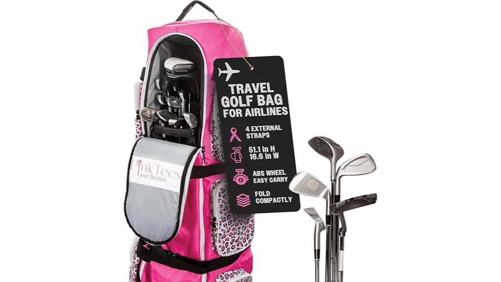 wheeled women s golf travel case