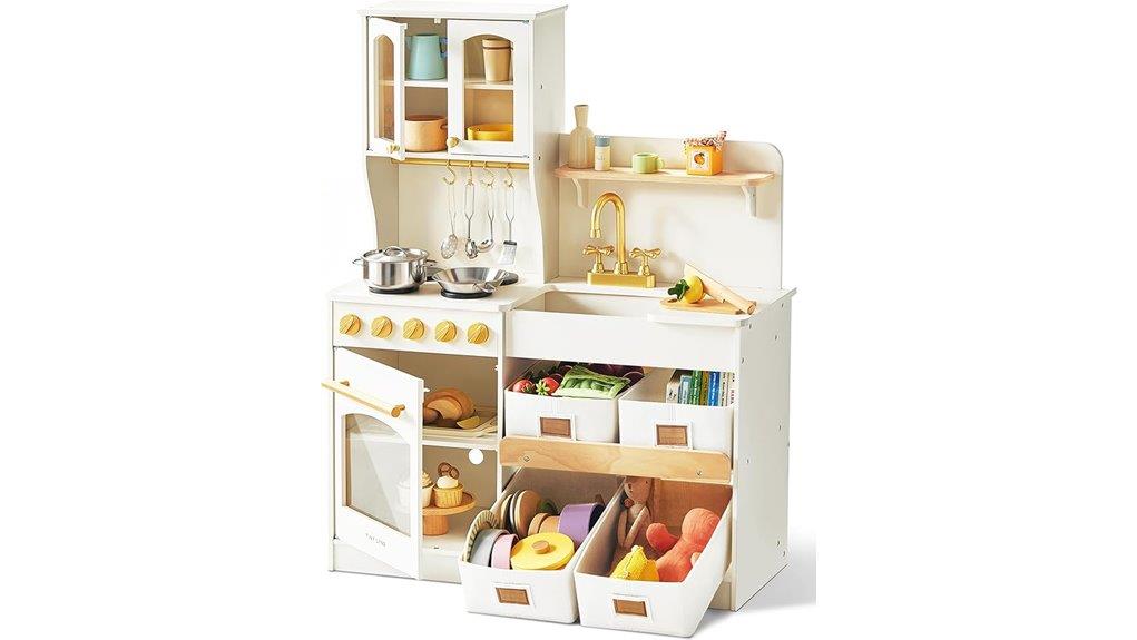 wooden play kitchen review