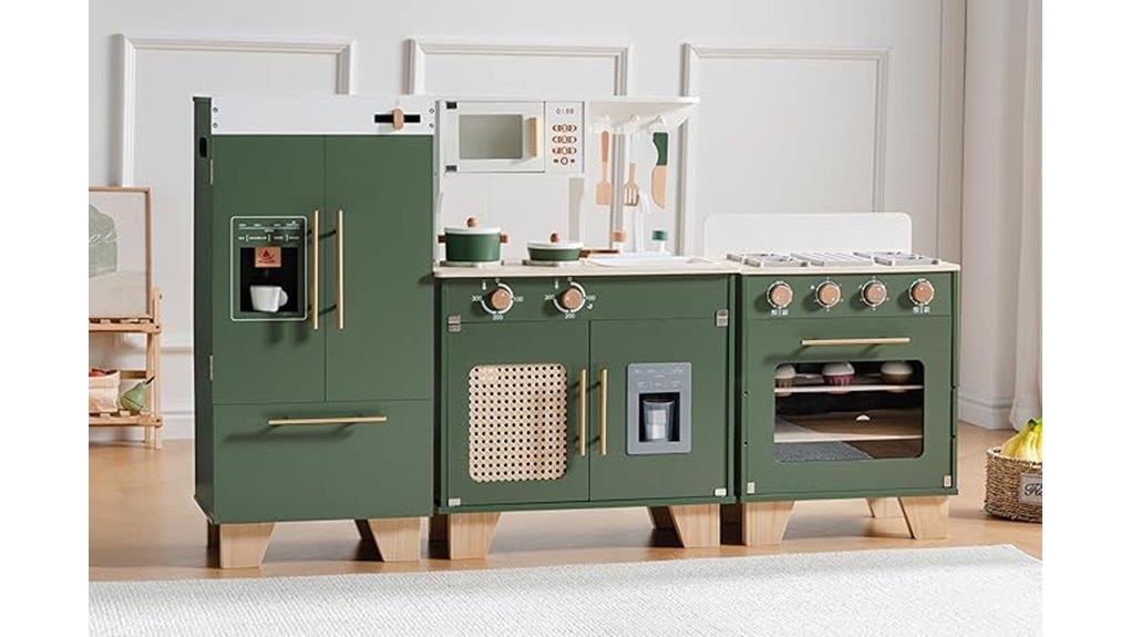 wooden pretend play kitchen